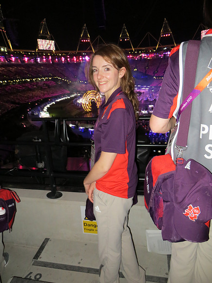 Lucy at Opening Ceremony