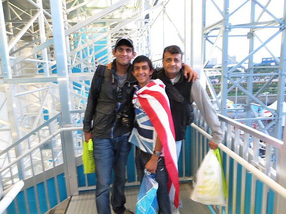 Dipak, Nathan and Milan at Waterpolo