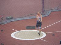 Sophie Hitchon 2nd Qualifying Throw