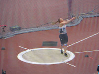 Sophie Hitchon 2nd Qualifying Throw