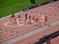 Heptathlon 100mH Heat 3