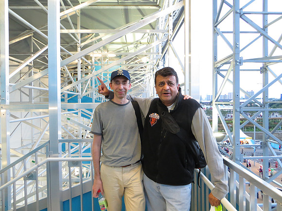 Dipak and me at Waterpolo